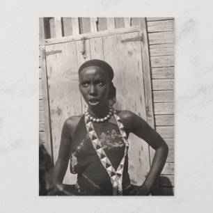 Cartão Postal Menina africana
