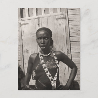 Cartão Postal Menina africana