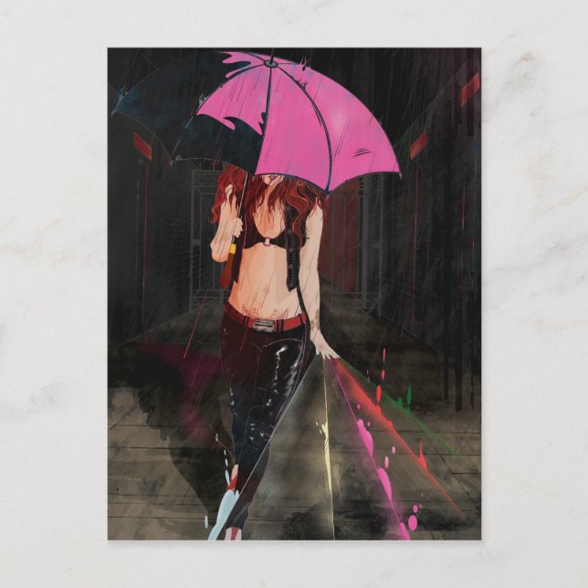 Cartão Postal Menina Clássica (Frente)