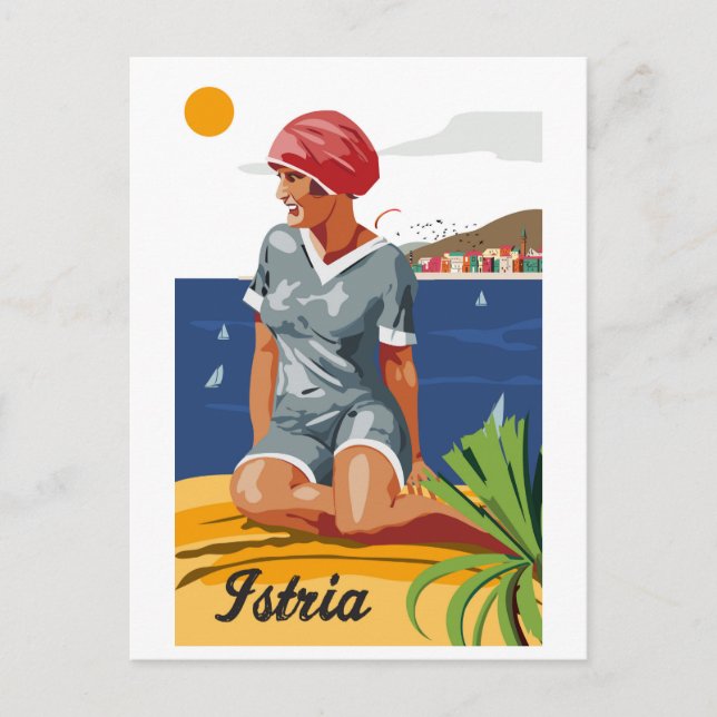 Cartão Postal Menina da Ístria (Frente)