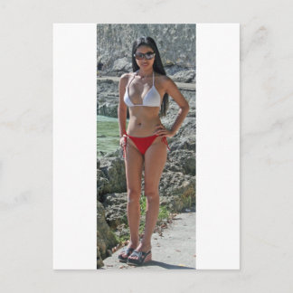 Cartão Postal Menina em Boracay