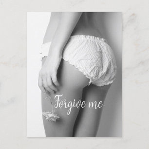 Cartão Postal Menina Flor Impressa