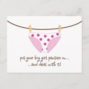 Cartão Postal menina grande