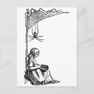 Cartão Postal Menina Muffet