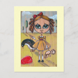 Cartão Postal Menina Perdida