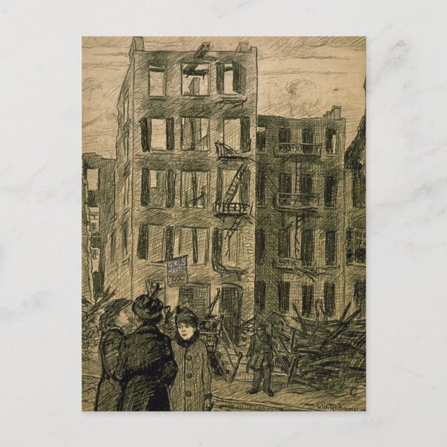 Cartão Postal Meninas procuradas (Frente)