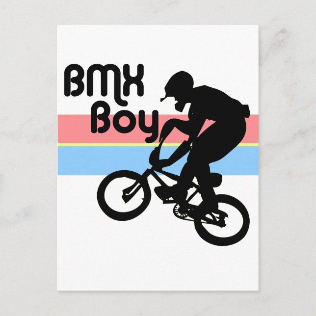 Cartão Postal Menino BMX / Menina BMX (Frente)