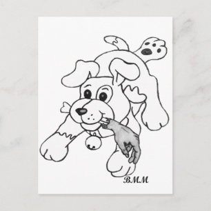 Cartão Postal Menino Levando