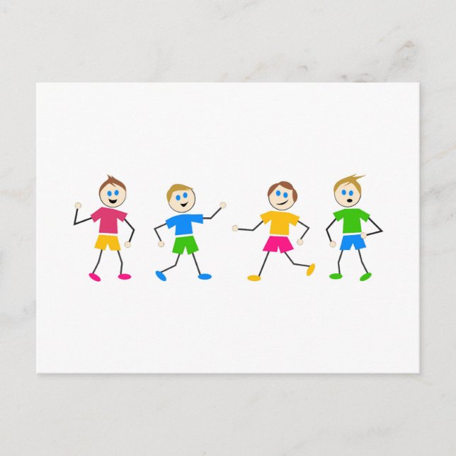 Cartão Postal Meninos (Frente)