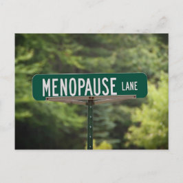 Cartão Postal Menopause Lane
