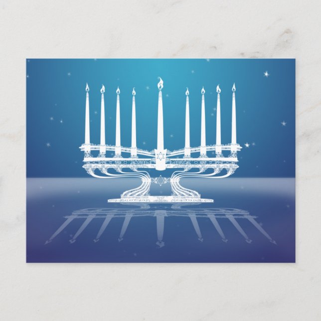 Cartão Postal Menorah (Frente)