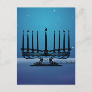 Cartão Postal Menorah