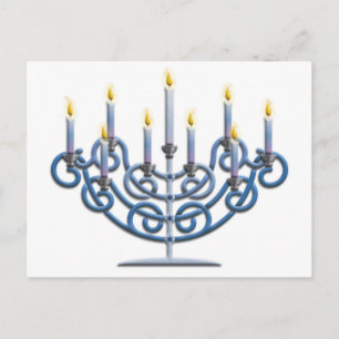 Cartão Postal Menorah
