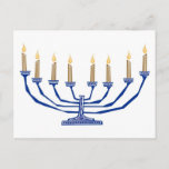 Cartão Postal Menorah tradicional<br><div class="desc">Menorah tradicional</div>