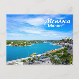 Cartão Postal Menorca Port of Mahon