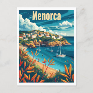 Cartão Postal Menorca Vintage
