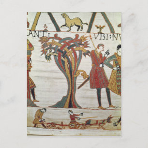 Cartão Postal Mensageiros de Duke William vieram encontrar o Con