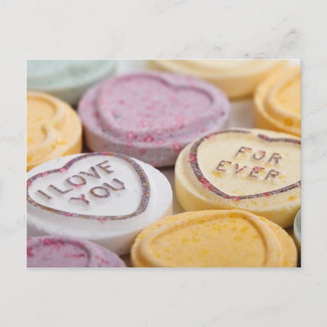 Cartão Postal Mensagem de Amor do Candy (Frente)