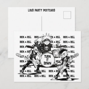 Cartão Postal Mensagem de Redução de Ruído Excessivo para Vizinh