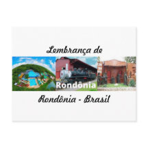 Mensagem postal de Rondônia Brasil