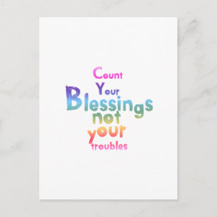 Cartão Postal Mensagens inspiradoras para dias mais brilhantes