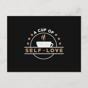 Cartão Postal Mental Health A Cup Of Self-Love Care Awareness