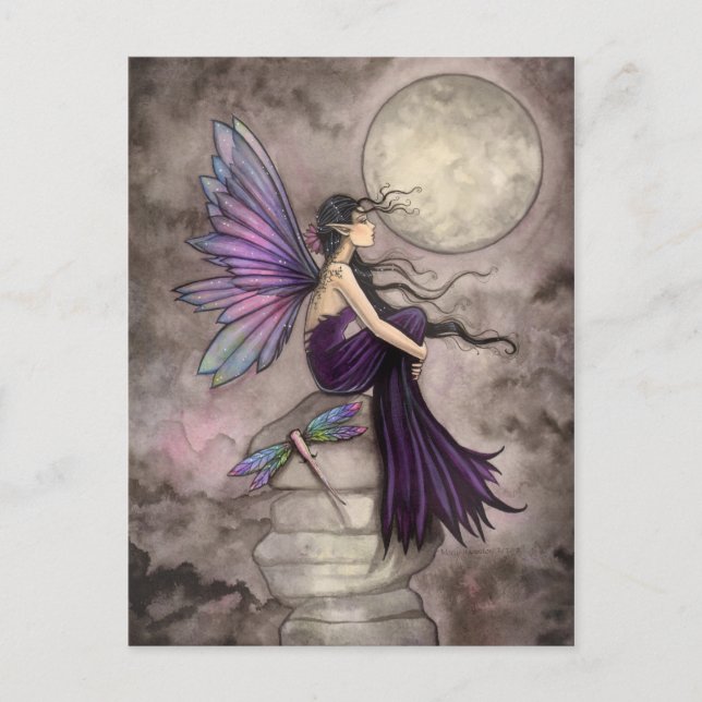 Cartão Postal Mente Adrift Fantasy Fairy Art (Frente)