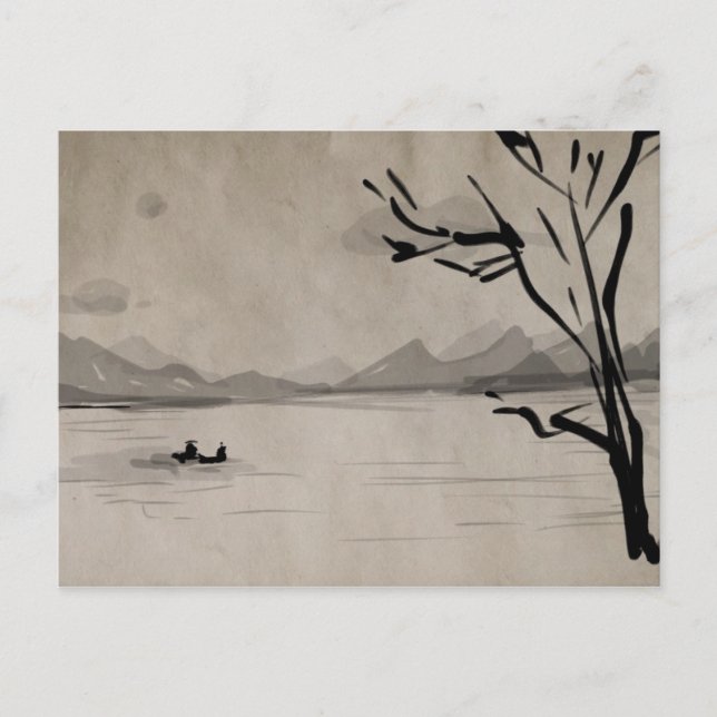 Cartão Postal Mente Pacífica (Frente)