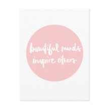 Mentes bonitas inspiram as pessoas Citação Inspira