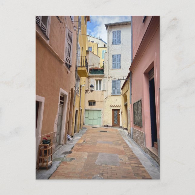 Cartão Postal Menton, França (Frente)