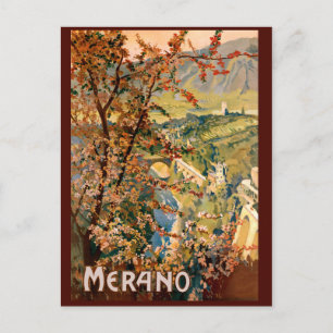 Cartão Postal Merano Cidade, Itália
