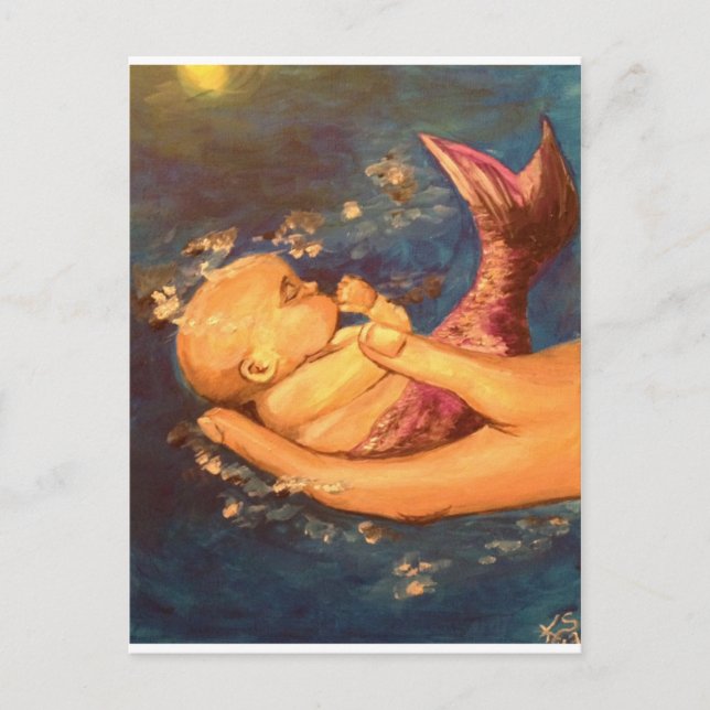 Cartão Postal Merbaby à noite (Frente)