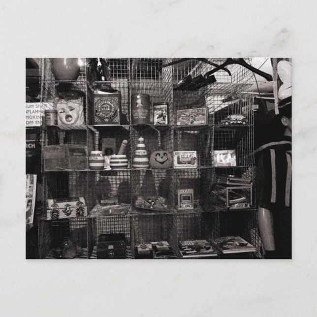 Cartão Postal Mercado de Flea com vida estática (Frente)