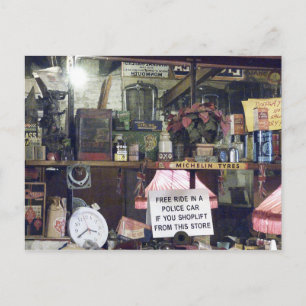 Cartão Postal Mercado de Flea com vida estática