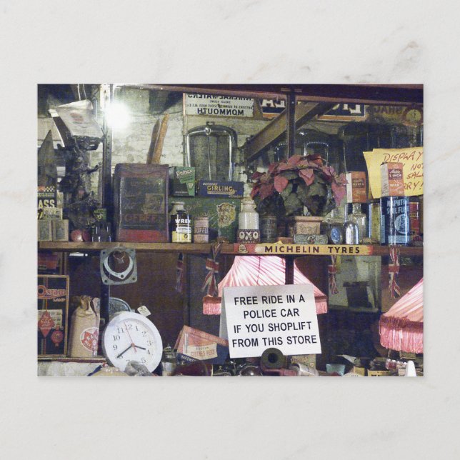 Cartão Postal Mercado de Flea com vida estática (Frente)