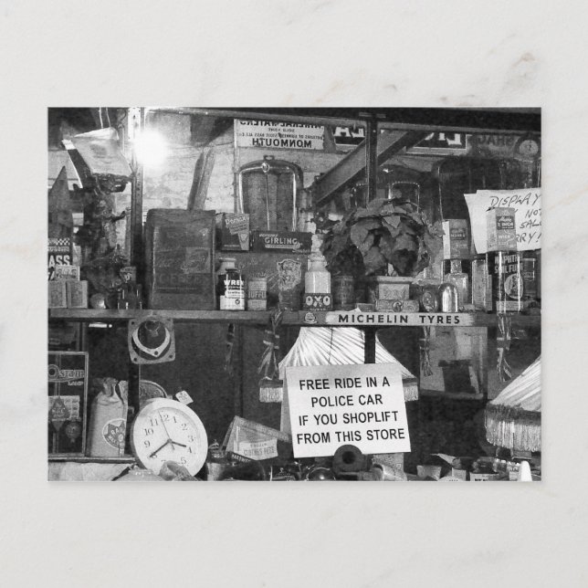 Cartão Postal Mercado de Flea com vida estática (Frente)