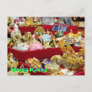 Cartão Postal Mercado de Hong Kong