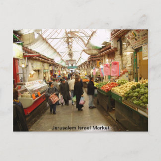 Cartão Postal Mercado de Jerusalém Israel