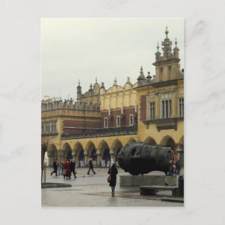 Cartão Postal Mercado em Krakow