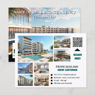 Cartão Postal Mercado imobiliário de apartamentos listados