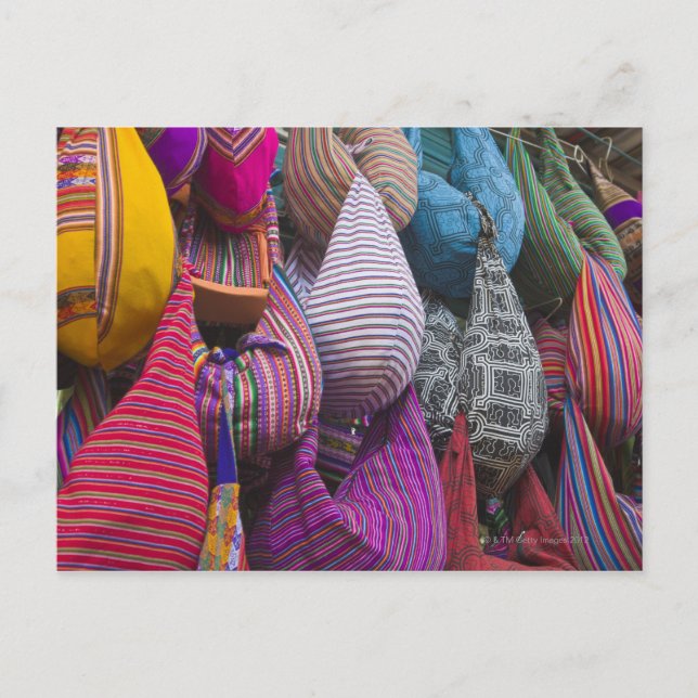 Cartão Postal Mercado indiano, Miraflores, Lima, Peru (Frente)