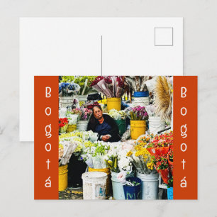 Cartão Postal Mercado Paloquemao Bogotá
