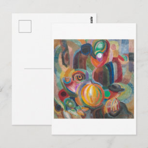 Cartão Postal Mercado Português Sonia Delaunay-Terk