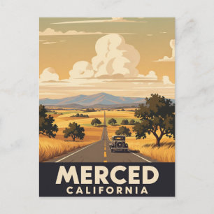 Cartão Postal Merced California Central Valley