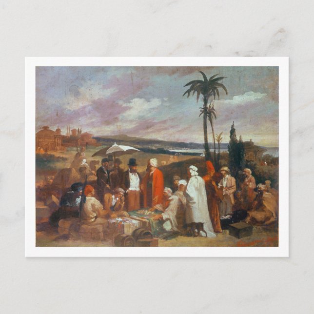 Cartão Postal Merchants orientais (Frente)