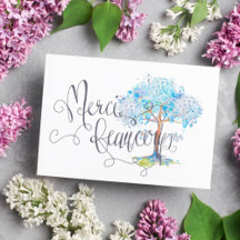 Merci Beaucoup Blue Tree Obrigado