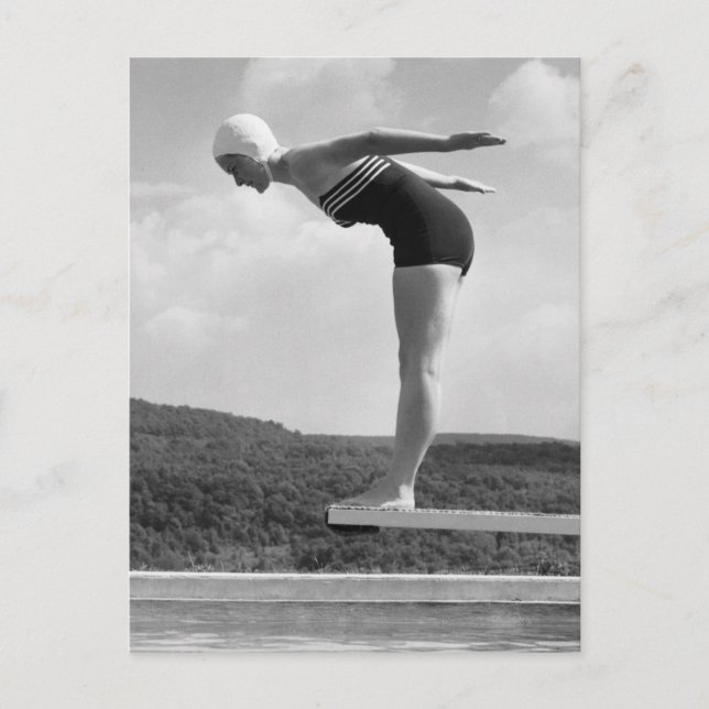 Cartão Postal Mergulhador (Frente)