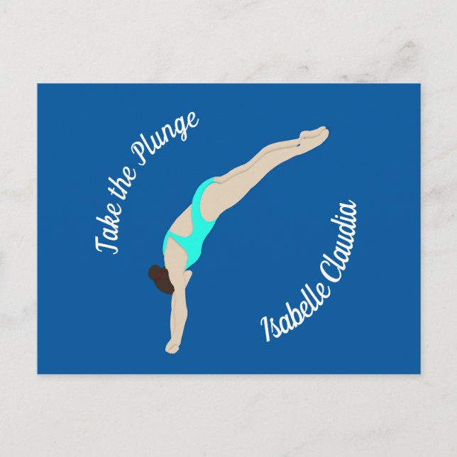 Cartão Postal Mergulho (Frente)