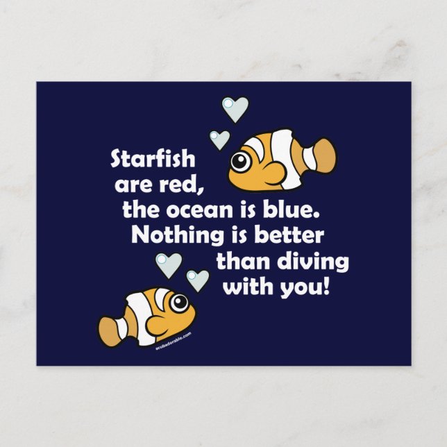 Cartão Postal Mergulho Com Você (Frente)