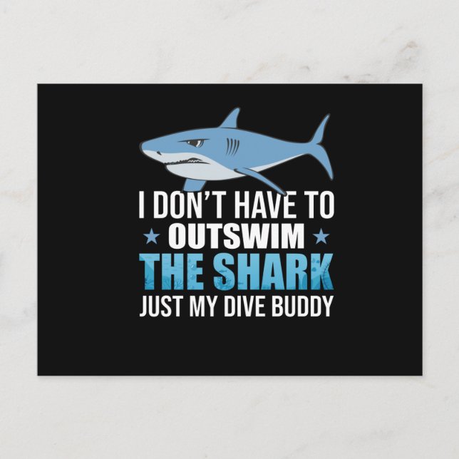 Cartão Postal Mergulho Scuba Diver Dive Ocean (Frente)